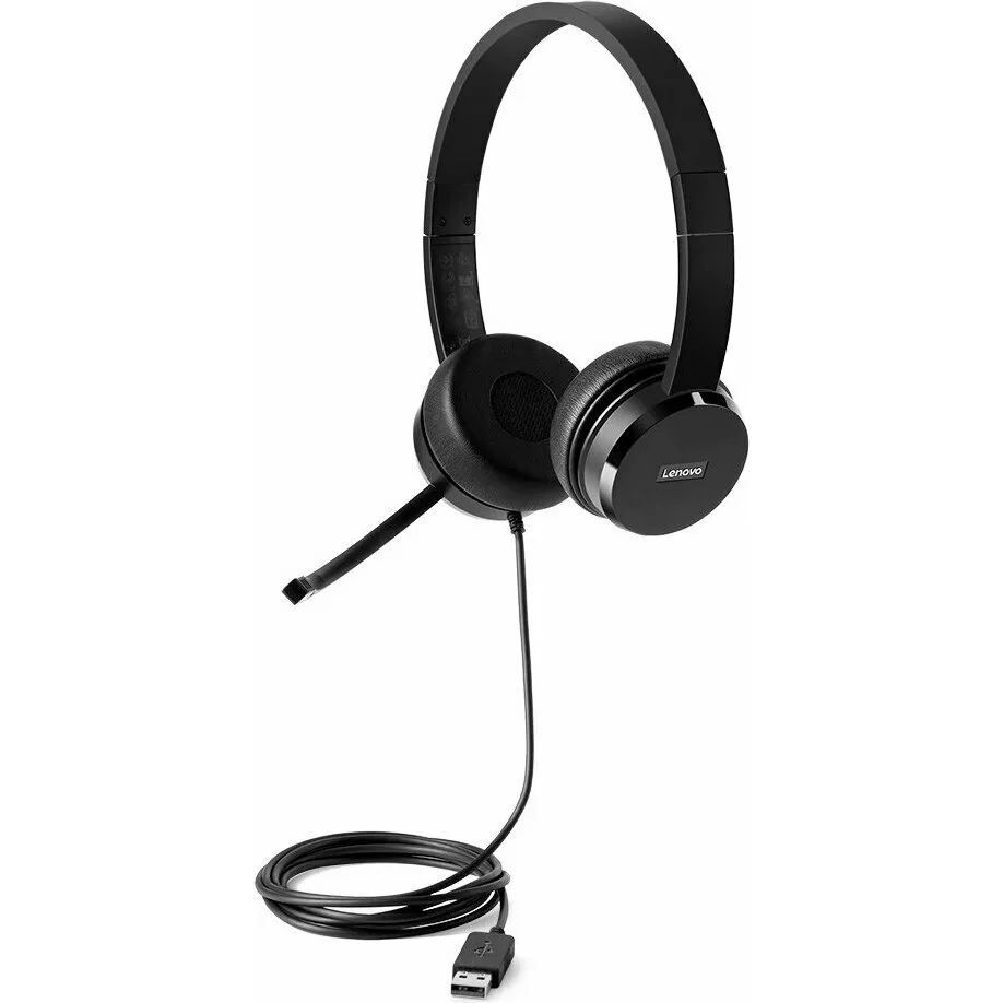 Lenovo 4XD0X88524 наушники 100 Stereo USB Headset (ЛЕНОВО) Lenovo 4XD0X88524 наушники 100 Stereo USB Headset (ЛЕНОВО)