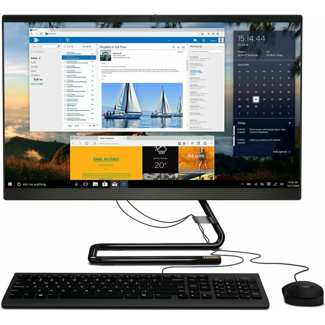 Моноблок Lenovo IdeaCentre AIO A340-24IWL F0E8000GRK
