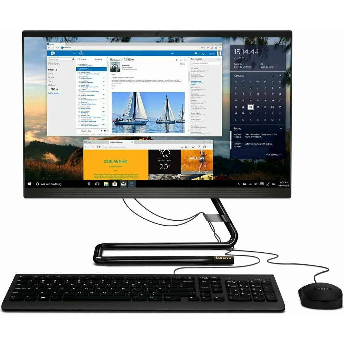 Моноблок Lenovo IdeaCentre AIO 3 22ADA05 F0EX0029RK